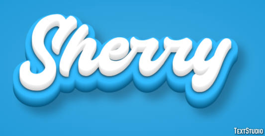 Sherry Text Effect