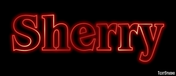 Sherry Text Effect