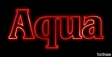 Aqua Text Effect