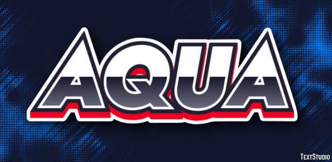 Aqua Text Effect
