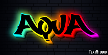 Aqua Text Effect