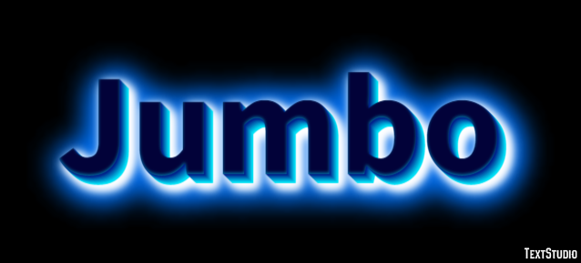 Jumbo Text effect