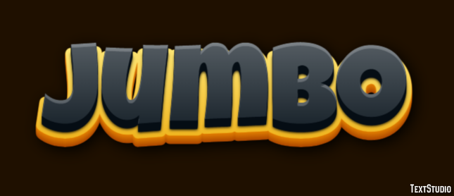 Jumbo Text effect