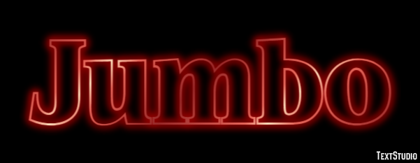 Jumbo Text effect