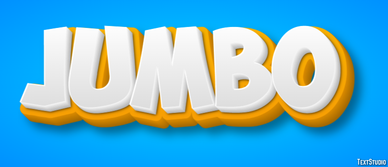 Jumbo Text effect