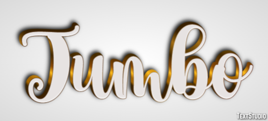 Jumbo Text Effect