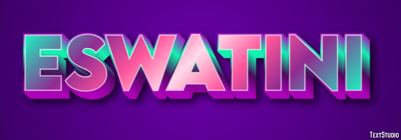Eswatini Text effect