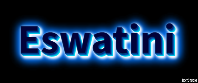 Eswatini Text effect