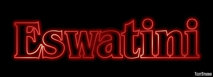 Eswatini Text Effect