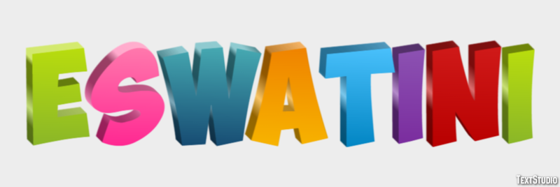 Eswatini Efecto de Texto