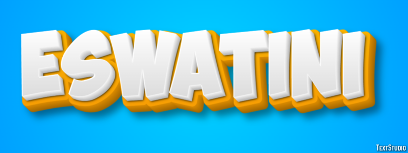 Eswatini Text effect