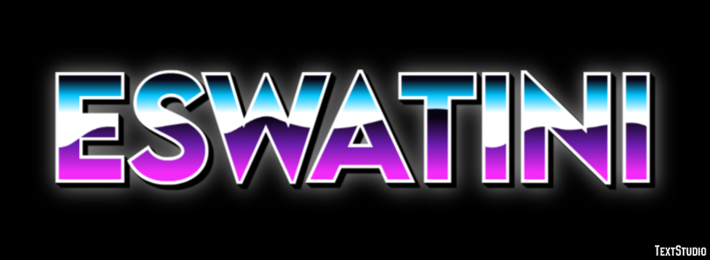 Eswatini Text effect