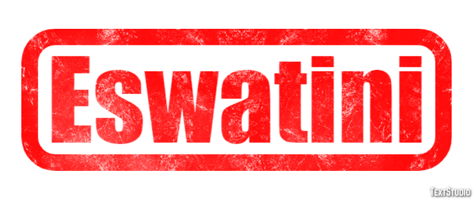 Eswatini Text effect