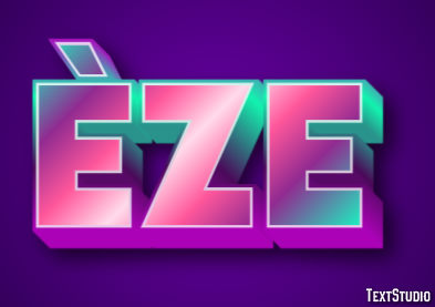 Èze Efecto de Texto