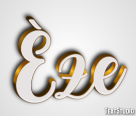 Èze Efekt tekstowy