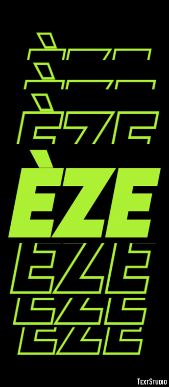 Èze Efekt tekstowy