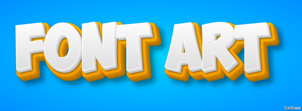Font Art Texteffekt
