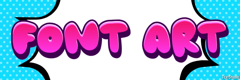 Font Art Efecto de texto