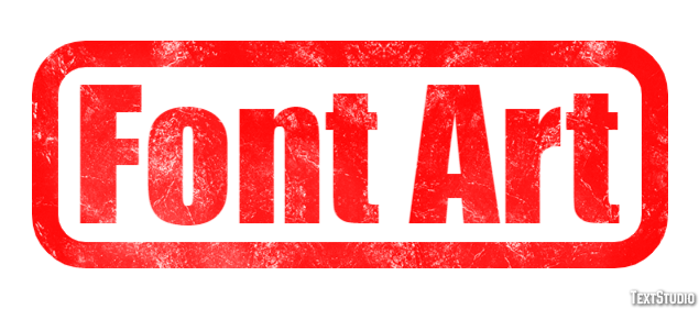 Font Art Efecto de texto