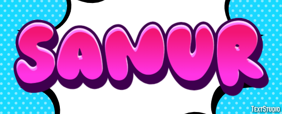 Sanur Texteffekt