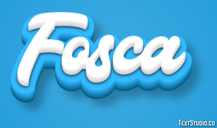 Fosca Effetto testo