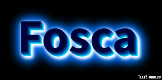 Fosca Effetto testo