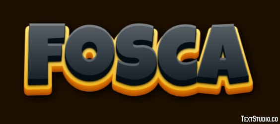 Fosca Effetto testo