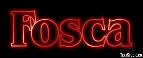 Fosca Effetto testo