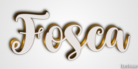 Fosca Effetto testo