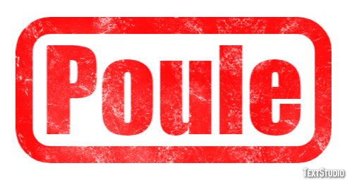Poule Texteffekt