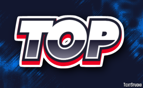 Top Text Effect
