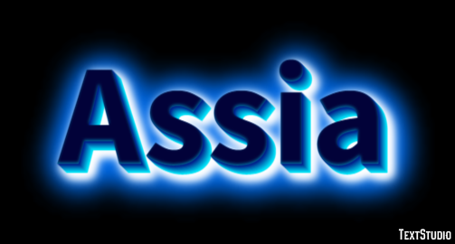 Assia Texteffekt
