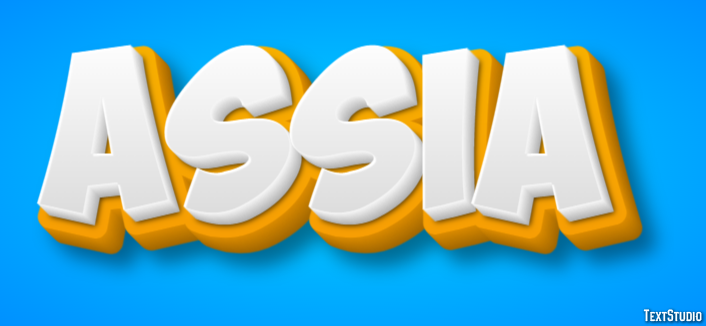 Assia Texteffekt