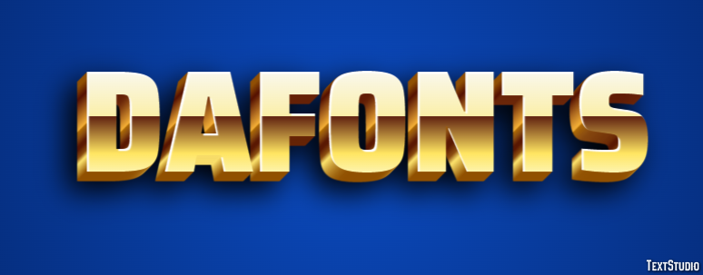 Dafonts Эффект текста