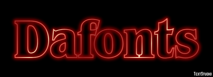 Dafonts Эффект текста