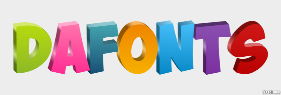 Dafonts Эффект текста