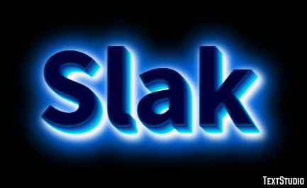 Slak Texteffekt