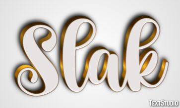Slak Texteffekt