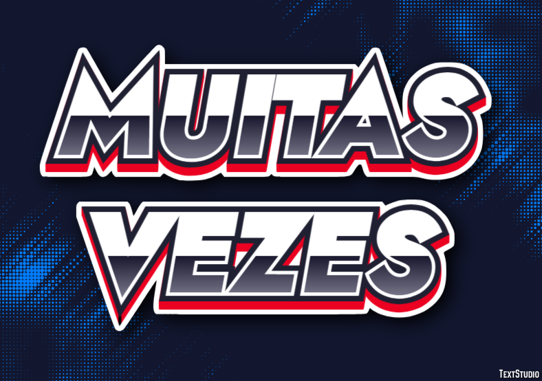 Muitas vezes Efeito de texto