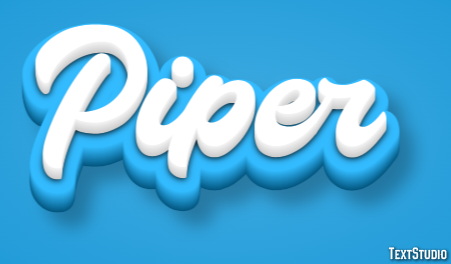Piper Texteffekt