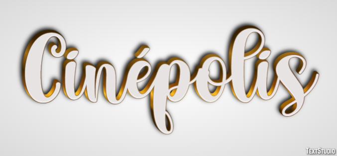 Cinépolis Efeito de texto