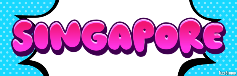 Singapore Text effect