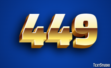 449 Efeito de texto