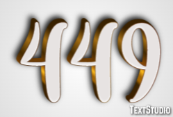 449 Efeito de texto