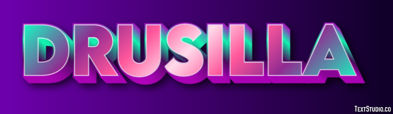 Drusilla Text Effect