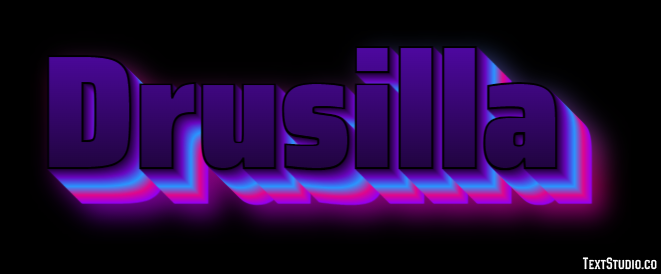 Drusilla Text Effect