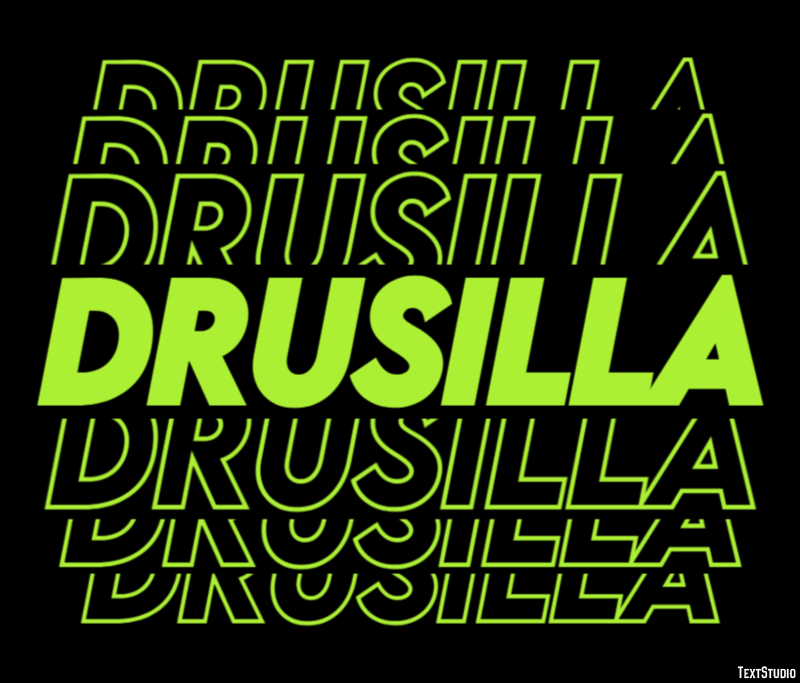 Drusilla Effetto testo