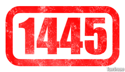 1445 Text effect