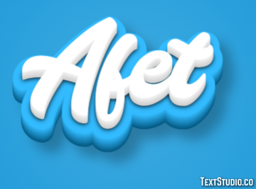 Afet Texteffekt
