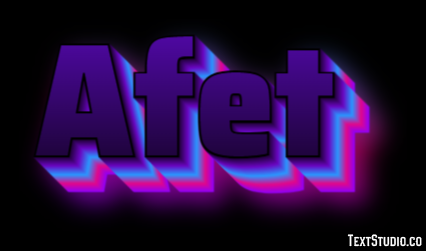 Afet Texteffekt